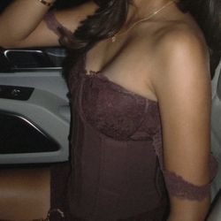 outcast zana mini dress dark mauve 