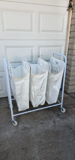 **Rolling laundry organizer sorter**
