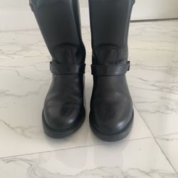 Leather Motorcycle Boots For Men