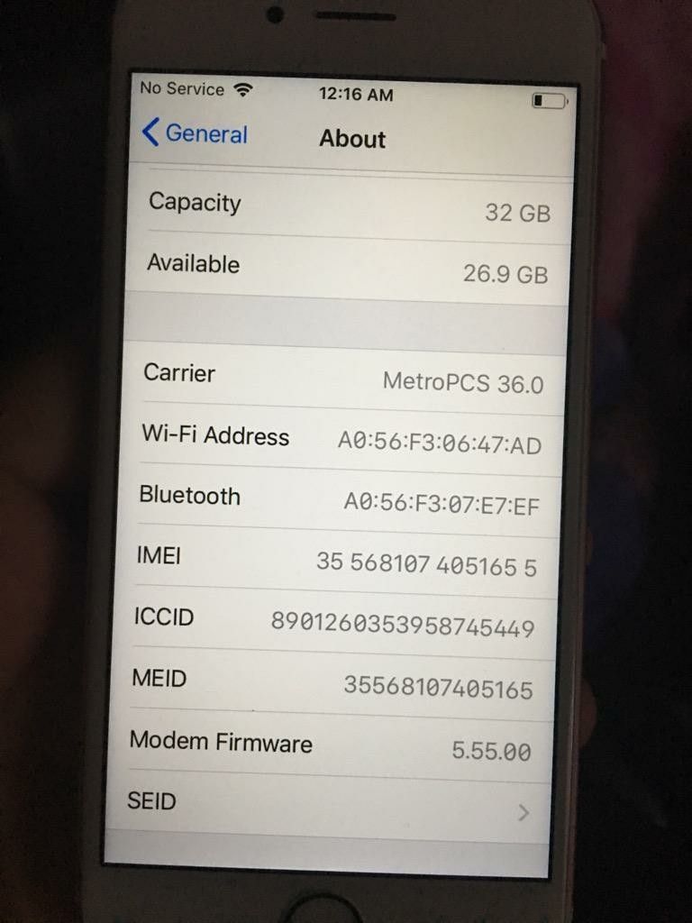 I phone 6s