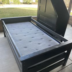 Full Bed And Mattress With Storage Unit