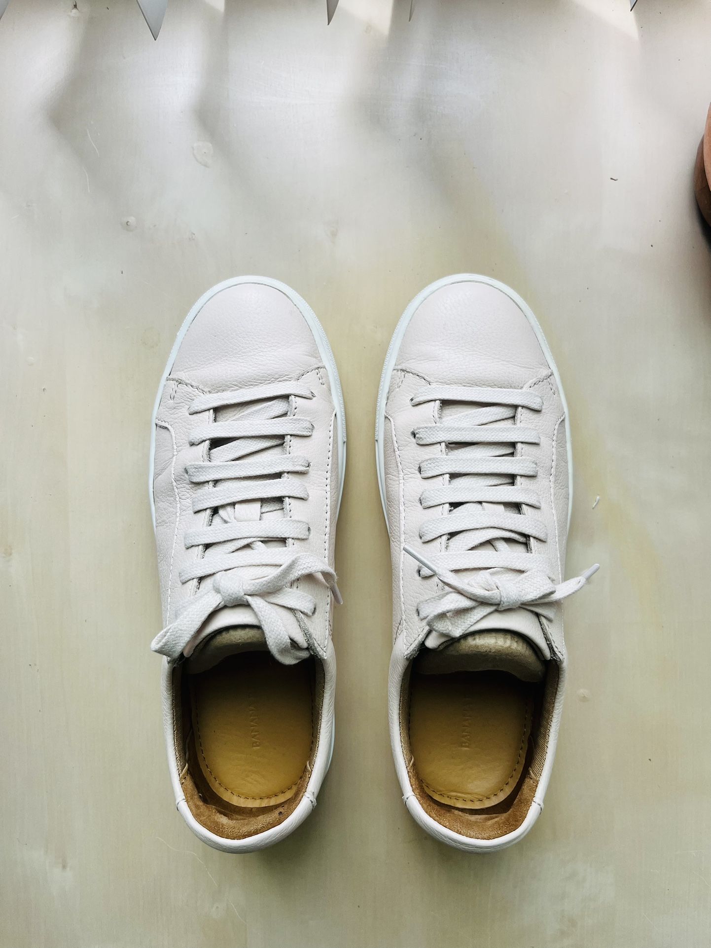 Banana Republic Pink Leather Sneakers