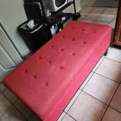 Red Ottoman 