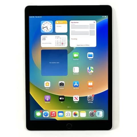 T-Mobile Only - Apple MK673LL/A iPad 9th Gen 10.2" Wi-Fi + 4G 64GB Silver Tablet