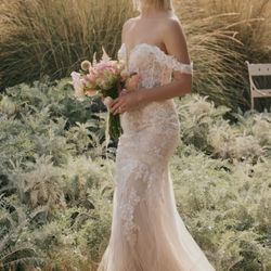Lulu’s Off-the-shoulder Wedding Dress