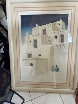Deborah Hiatt Southwest Enthios II Gallery Fine Art framed