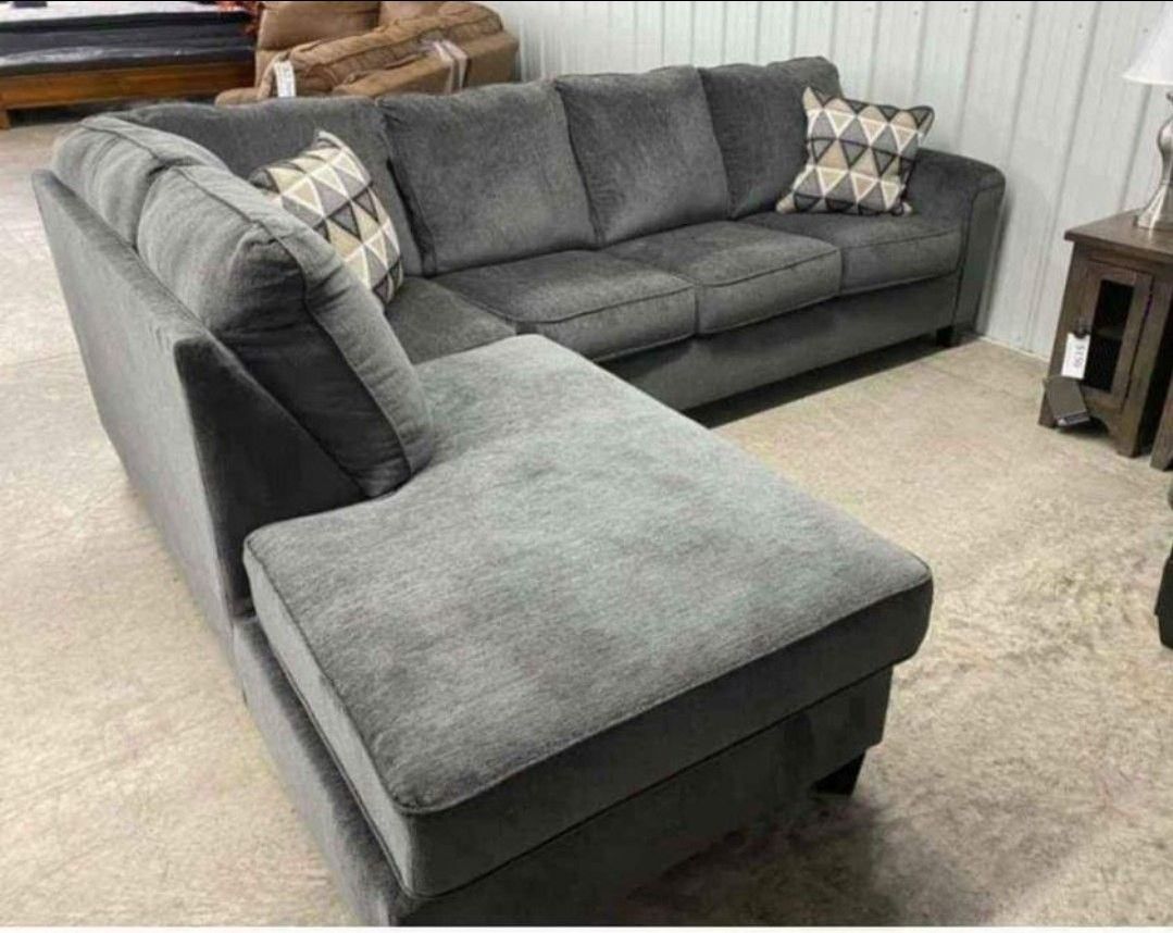 Abinger 2-Piece Sectional With Chaise | Sectional | Couch | Sofa | Loveseat 