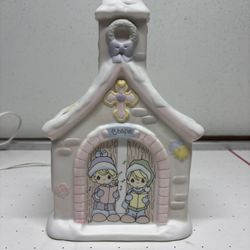 Precious Moments: Home For The Holidays Collection Lighted Chapel (1995)