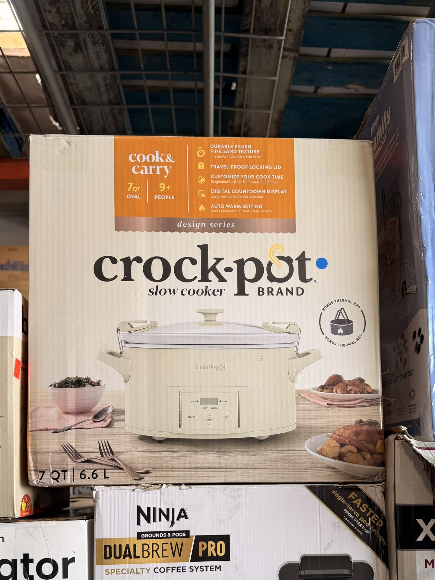 Cook & Carry Crockpot 7QT Slow Cooker Brand New In Box