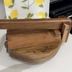 Tortillero De Madera De Princess House 