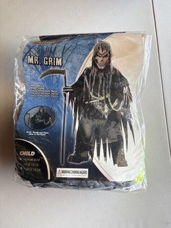 Kids large 10-12yo Mr. Grim Costume