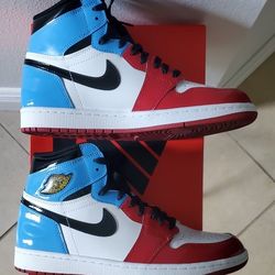 Air Jordan 1 Retro High OG Fearless UNC Chicago 2019 Size 10