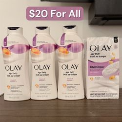 Brand New Olay Body Wash & Bar Soaps- $20 For All