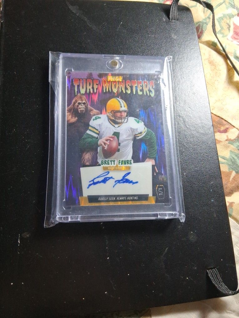 Brett Favre 1/1 Autograph Card