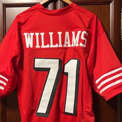 NFL SF 49er Custom Designed Trent Williams Jersey 
