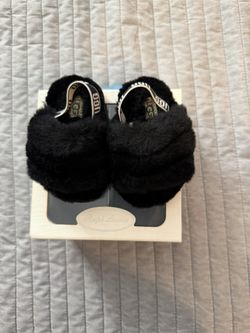 UGG FLUFF YEAH SLIDES FOR KIDS