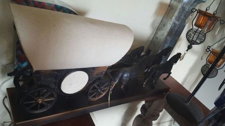 Diligence wagon de bronze