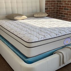 King Mattress And Box Springs Bed Frame Is Not Included 
