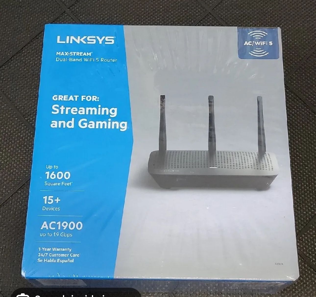 LinkSys AC1900 WiFi 5 Wireless Router Max-Stream Dual-Band SEALED In Box
