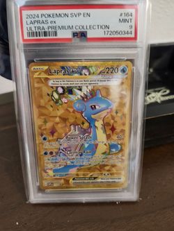 PSA 9 Lapras ex #164 2024 Pokemon SVP Ultra-Premium Collection