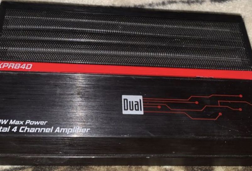DUAL BRAND AMP/AMPLIFIER/MODEL XPRB4D/1000 WATTS/BRIDGEABLE/4 CHANNEL!