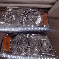 04-08 Ford F150 Led Headlights Luces Micas Faros