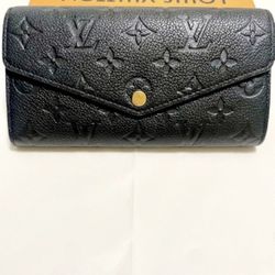Louis Vuitton Sarah Monogram Empreinte Wallet