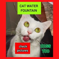 🐈‍⬛🐈‍⬛🐈‍⬛🐕 Cat Dog Water Dispenser FOUNTAIN 