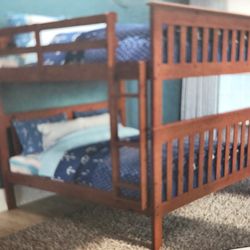 Pull over a full Bunk bed