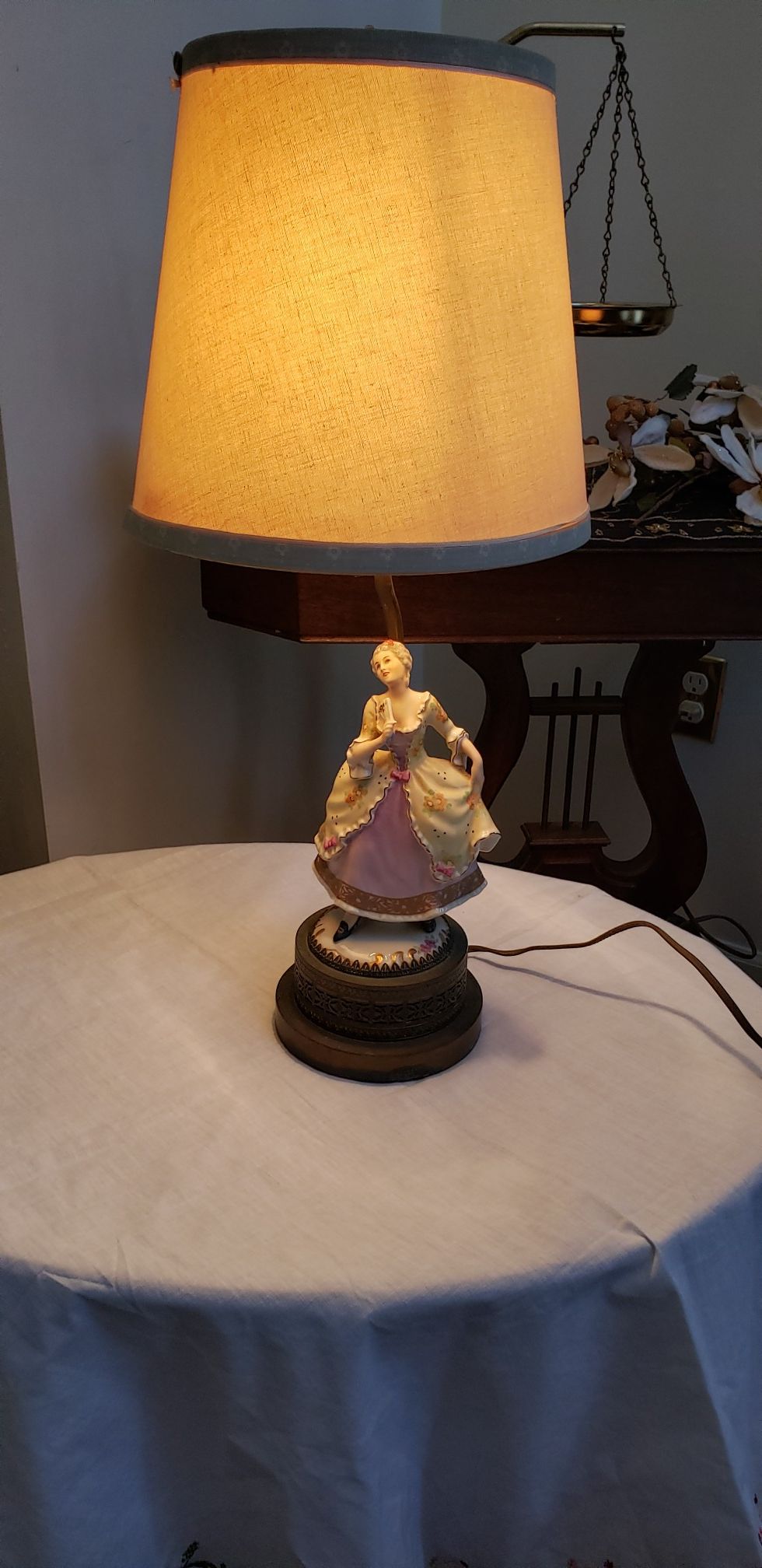 vintage Victorian lamp