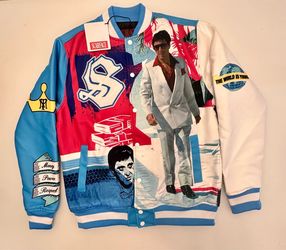 Scarface Varsity Bomber Jacket with Tags