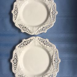 Leedsware Classic Creamware 7-12” Plate