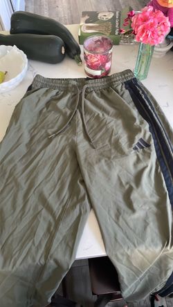 Adidas Olive Green Track Pants