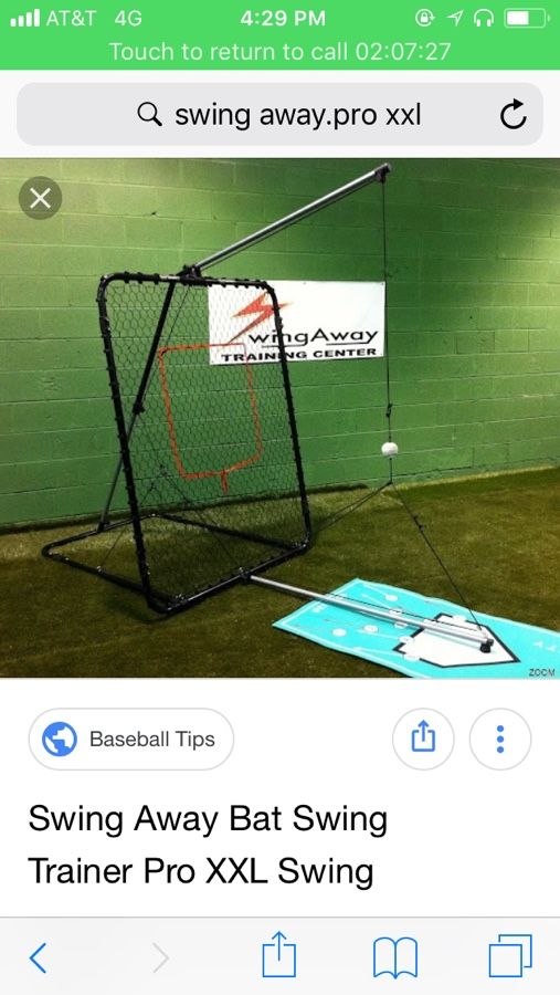 Swing away pro XL —Baseball batting trainer
