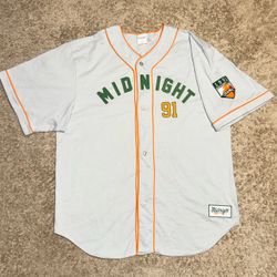 Midnight Organic Larry June Rapper Baseball Citrus League Patch Jersey Mens 3XL