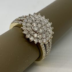 14k Yellow Gold  Ring With 1.00ct  Diamonds  