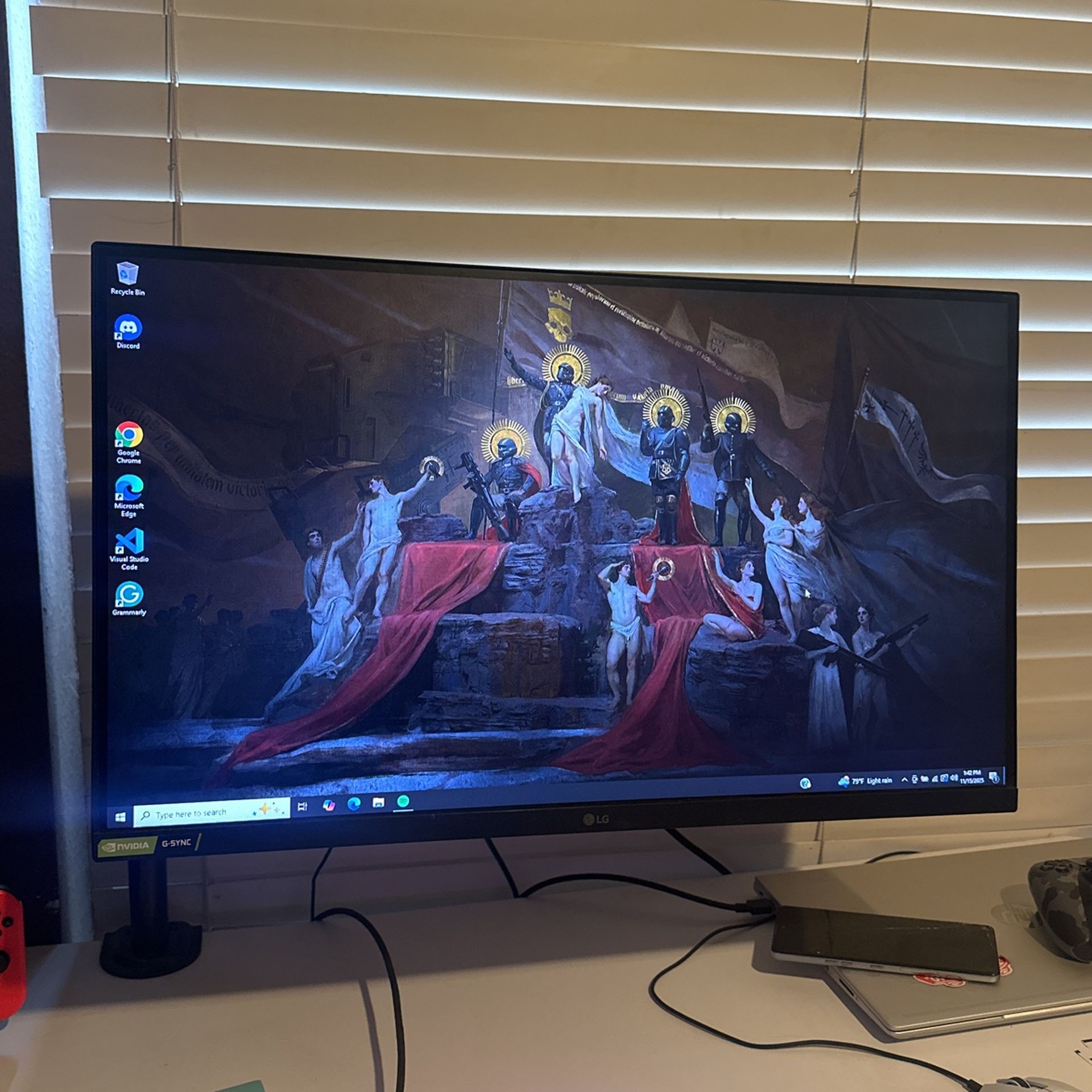 LG 27GN750-B UltraGear Gaming Monitor 27” FHD (1920x1080) IPS Display, 1ms Response, 240HZ Refresh Rate, G-SYNC Compatibility, 3-Side Virtually Border