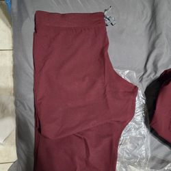 Figs Female Scrub Bottoms Size M And XL burgundy New