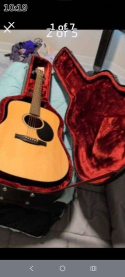 Jasmine JD36-NAT J-Series Acoustic Guitar, Natural With Case & Strap. excellent Condition