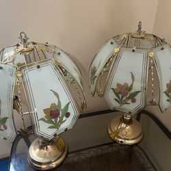 Vintage Gold Lamps 