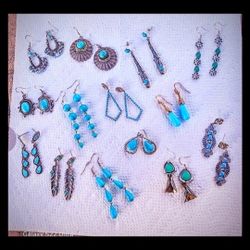 Turquoise Fashion Earrings 