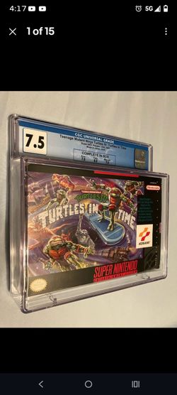 TMNT turtles in time graded snes