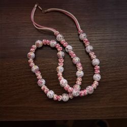 Oriental Necklace With Porcelain 