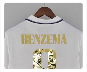 maillot real madrid benzema 2022