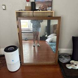 MCM Solid Wood Mirror