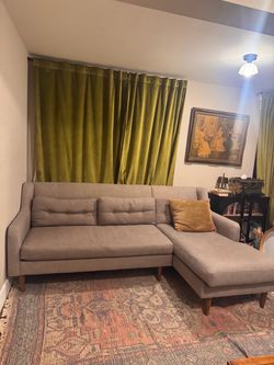WEST ELM MID MOD SECTIONAL SOFA