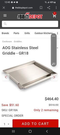 Stainless Steel Griddle