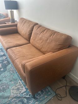 Ashley Furniture Arroyo 3-Piece Living Room Set in Cognac – $500