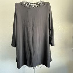  TTAHARI black blouse 2x !