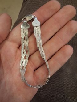 Silver bracelet from Italy